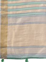 Thumbnail for Astita Organza Green Saree