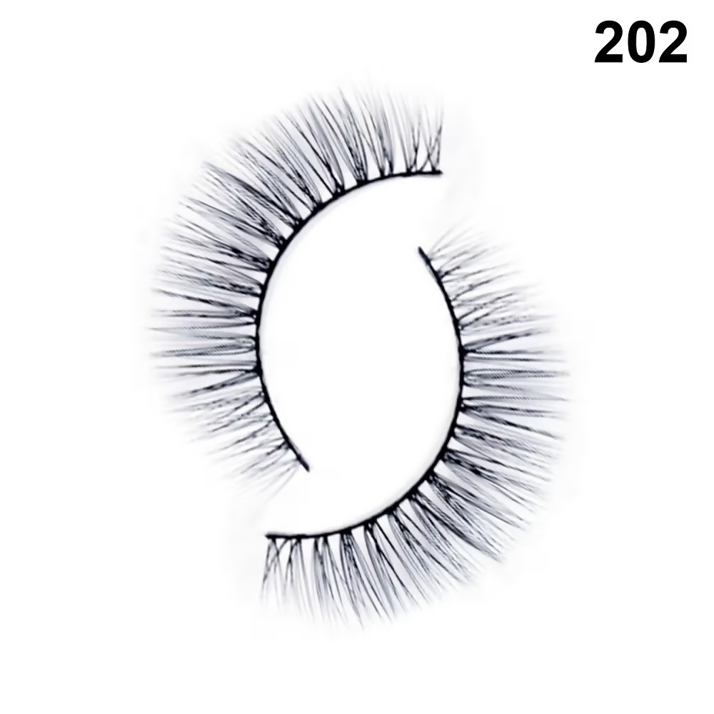 Bronson Professional Pair 6D Long & Natural False Eyelashes - 202 - Dista