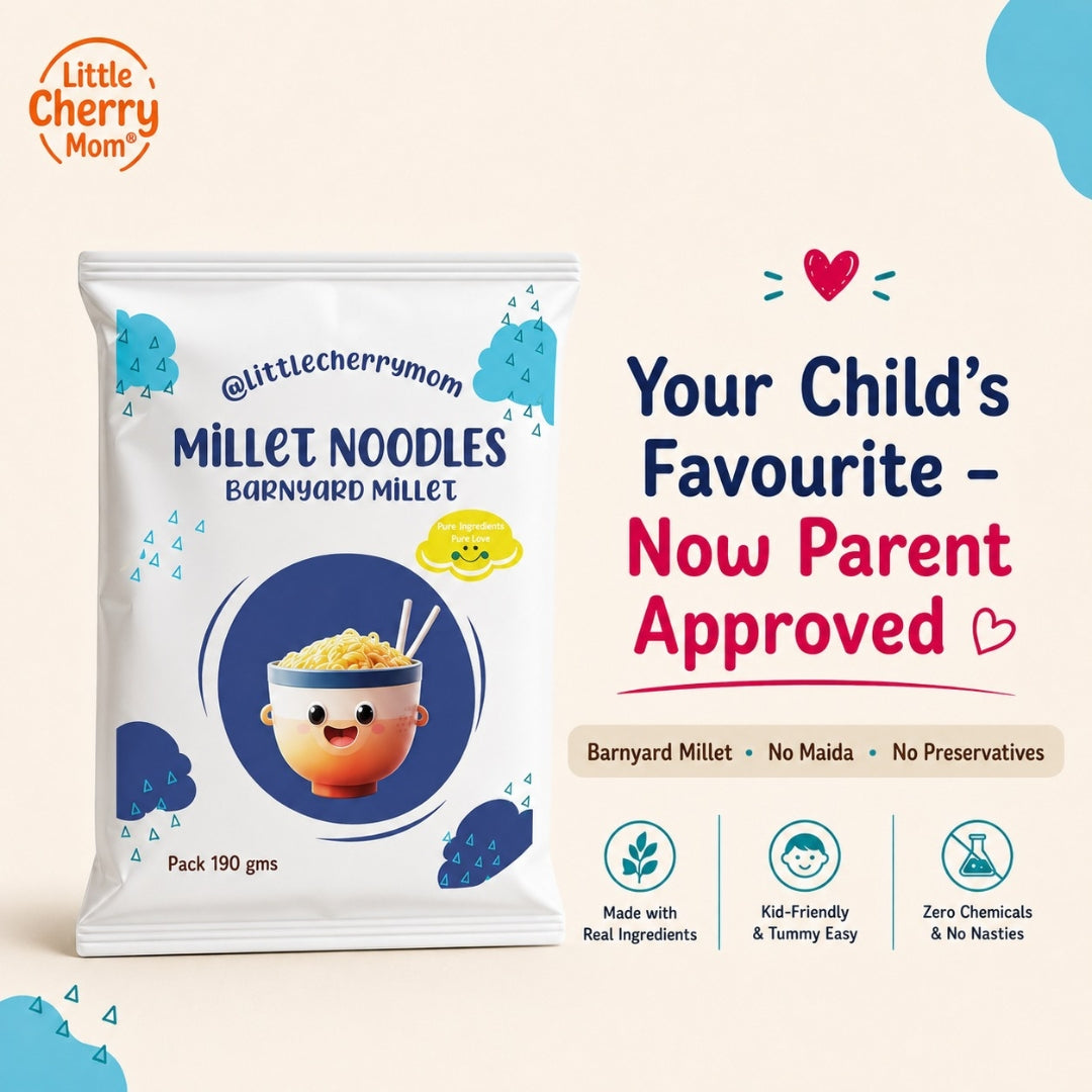 Littlecherrymom Barnyard Millet Instant Noodles - Dista