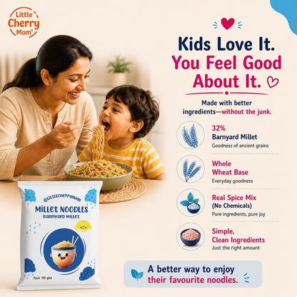 Littlecherrymom Barnyard Millet Instant Noodles - Dista