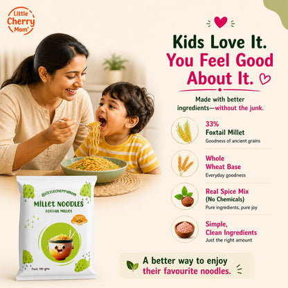 Littlecherrymom Foxtail Millet Instant Noodles - Dista
