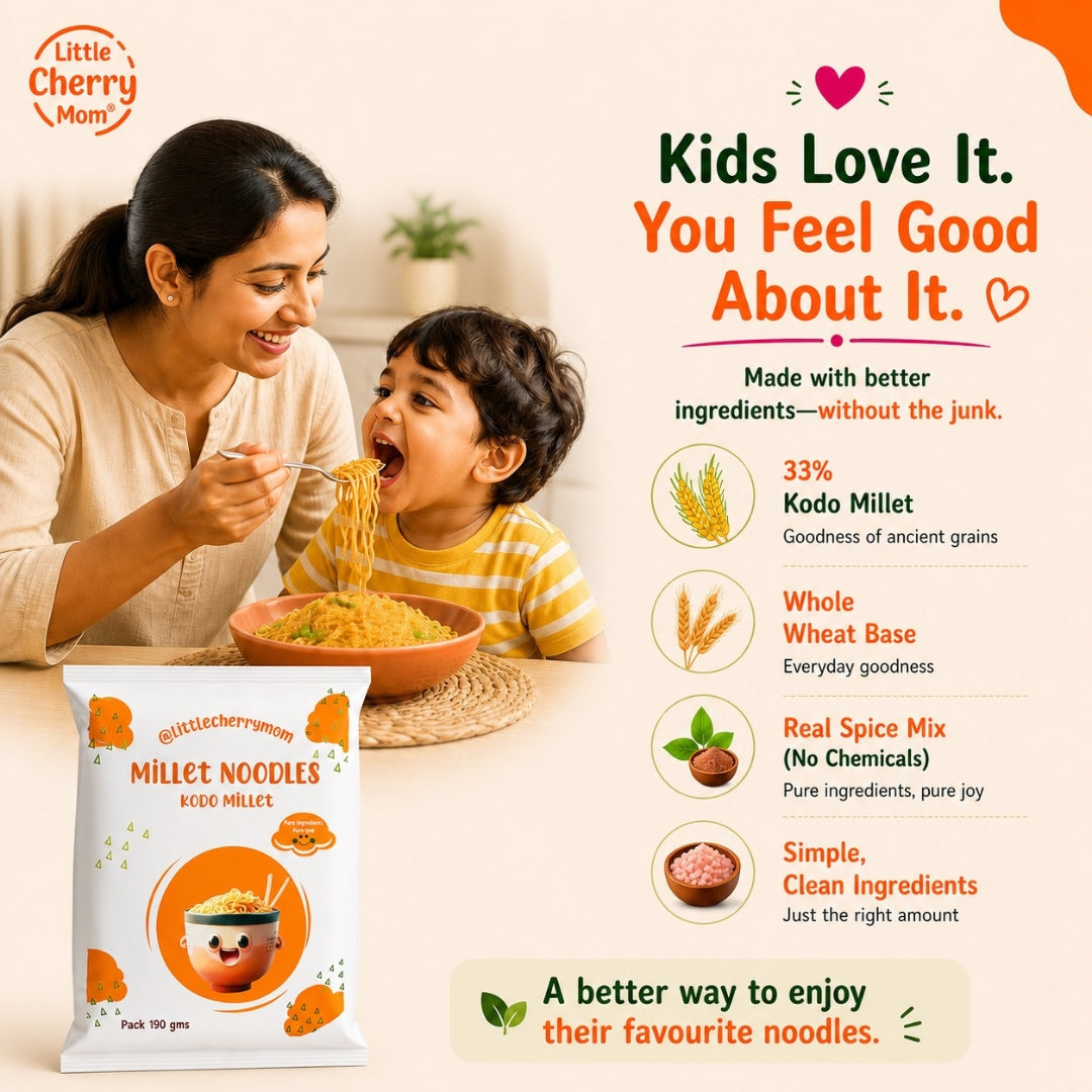 Littlecherrymom Kodo Millet Instant Noodles - Dista