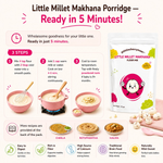 Thumbnail for Littlecherrymom Little Millet Makhana Mix - Dista