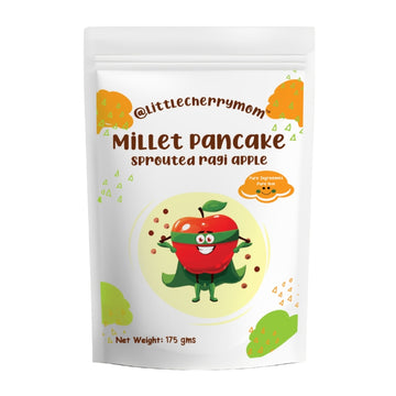 Littlecherrymom Pancake Mix Sprouted Ragi Apple - Dista