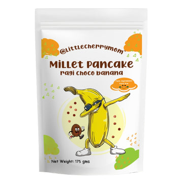 Littlecherrymom Pancake Mix Ragi Choco Banana - Dista