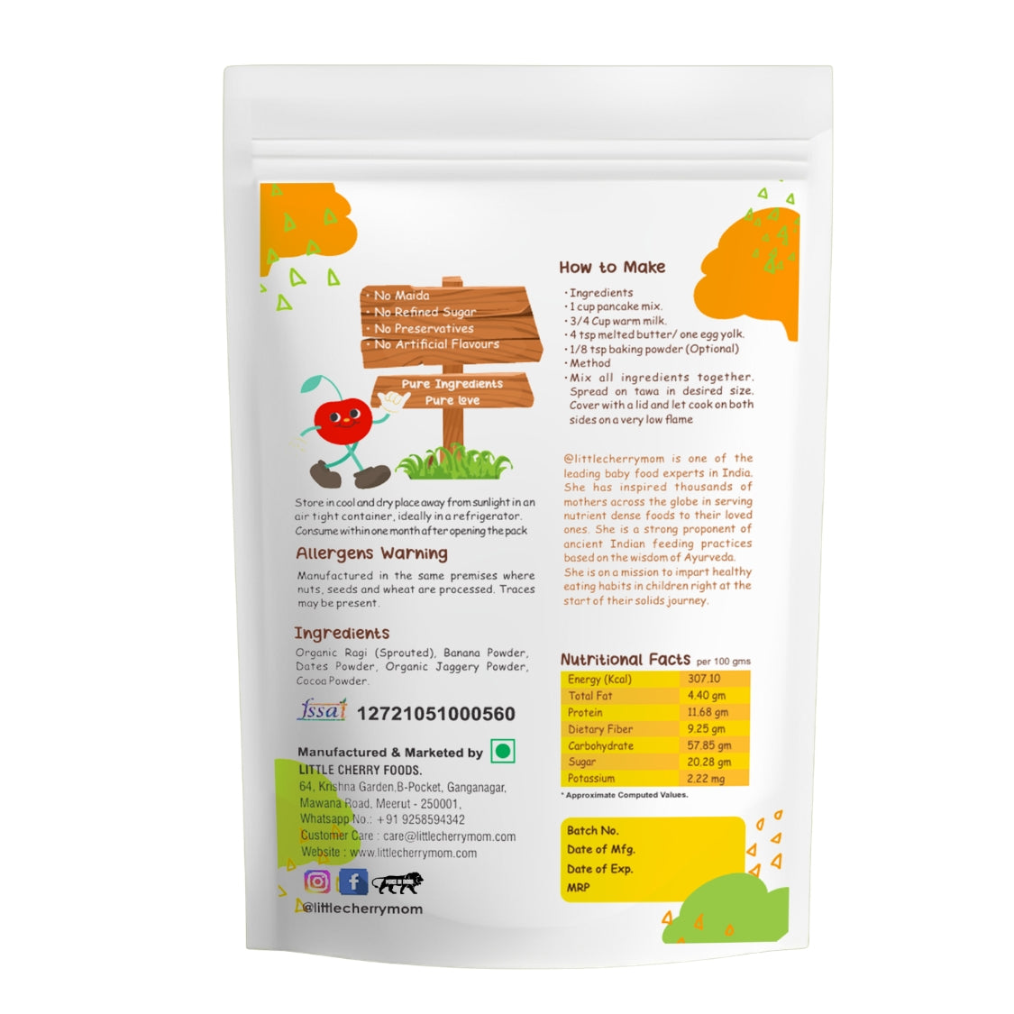 Littlecherrymom Power Pancake Combo - Dista