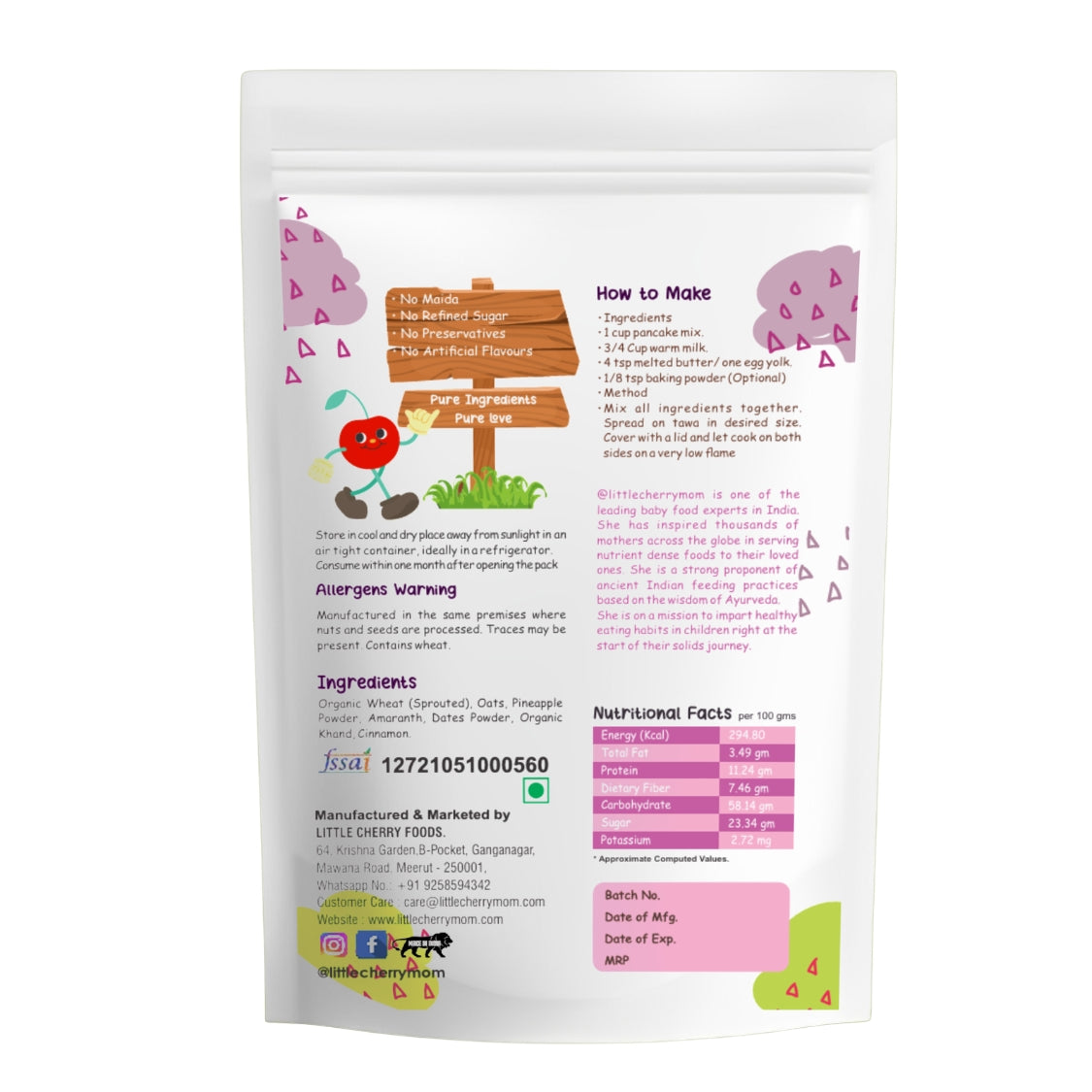 Littlecherrymom Power Pancake Combo - Dista