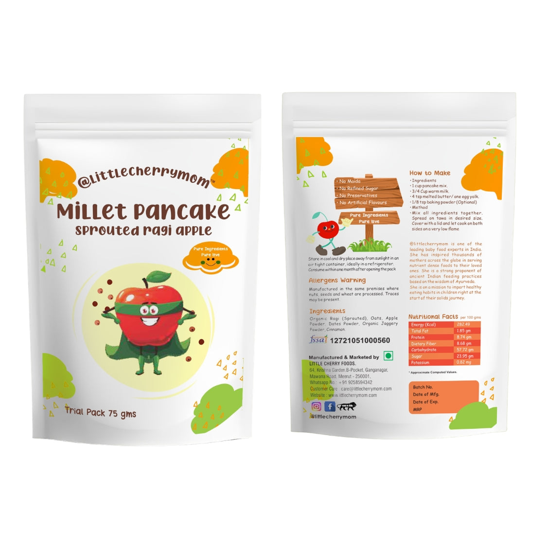 Littlecherrymom Pancake Trial Combo - Dista