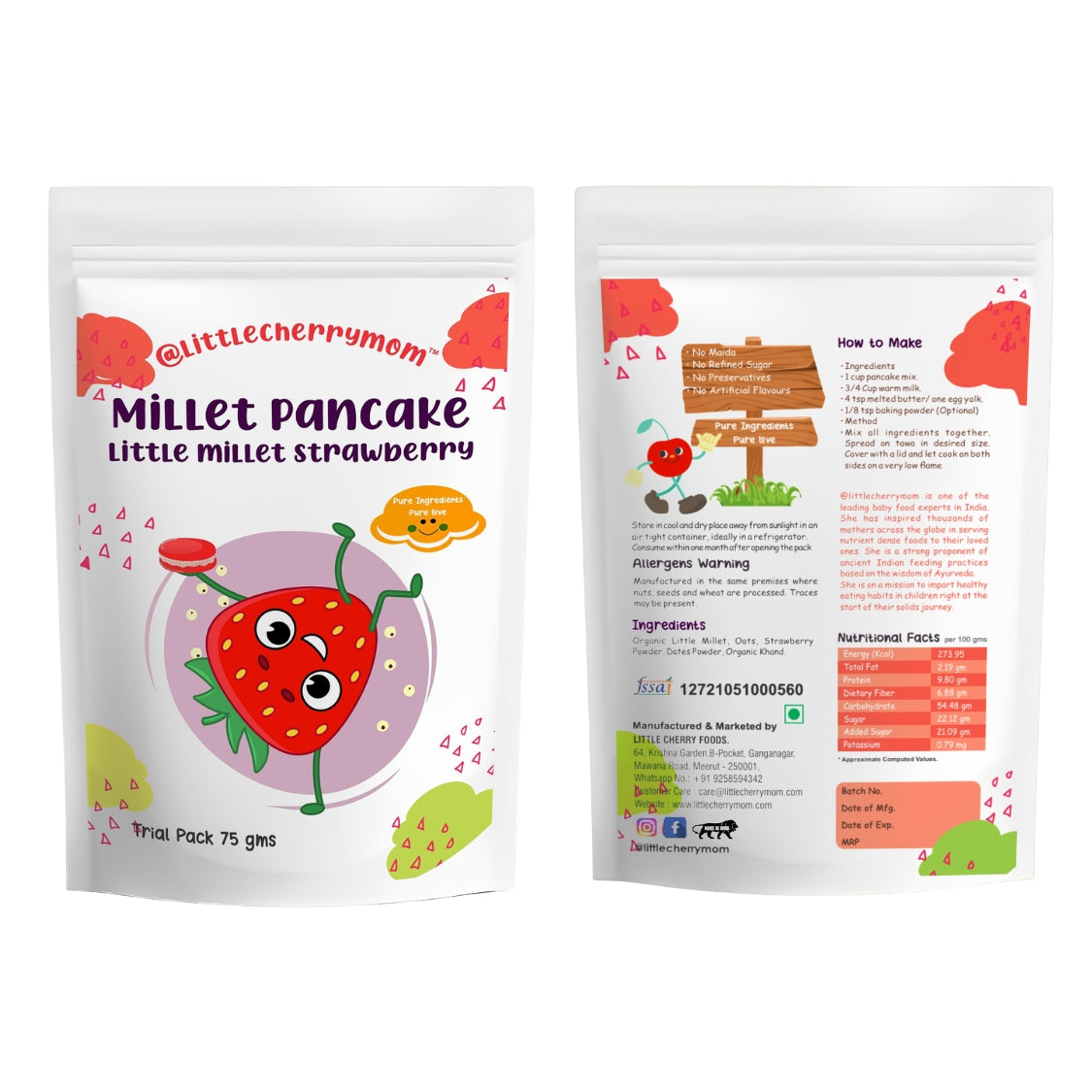 Littlecherrymom Pancake Trial Combo - Dista