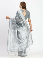 Thumbnail for Astita Linen Cotton Pink Saree