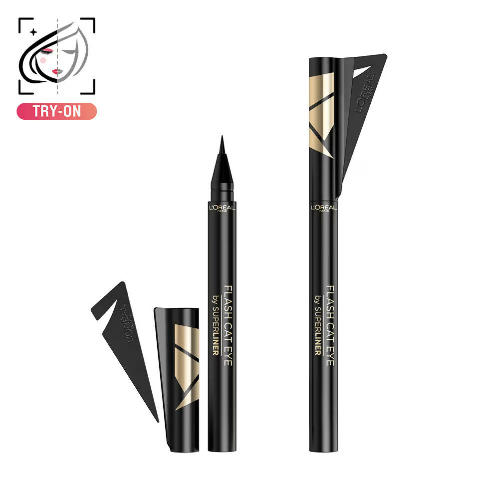 L'Oreal Paris Flash Cat Eye Eyeliner - Black - Distacart