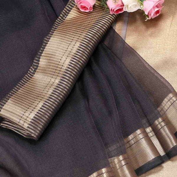 Astita Organza Grey Saree