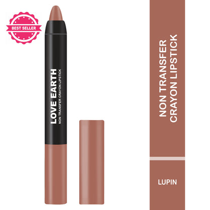 Love Earth Non Transfer Crayon Lipstick-Lupin - Distacart