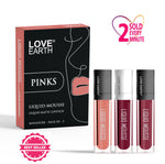 Thumbnail for Love Earth Liquid Mousse Matte Lipstick - Pinks - Distacart