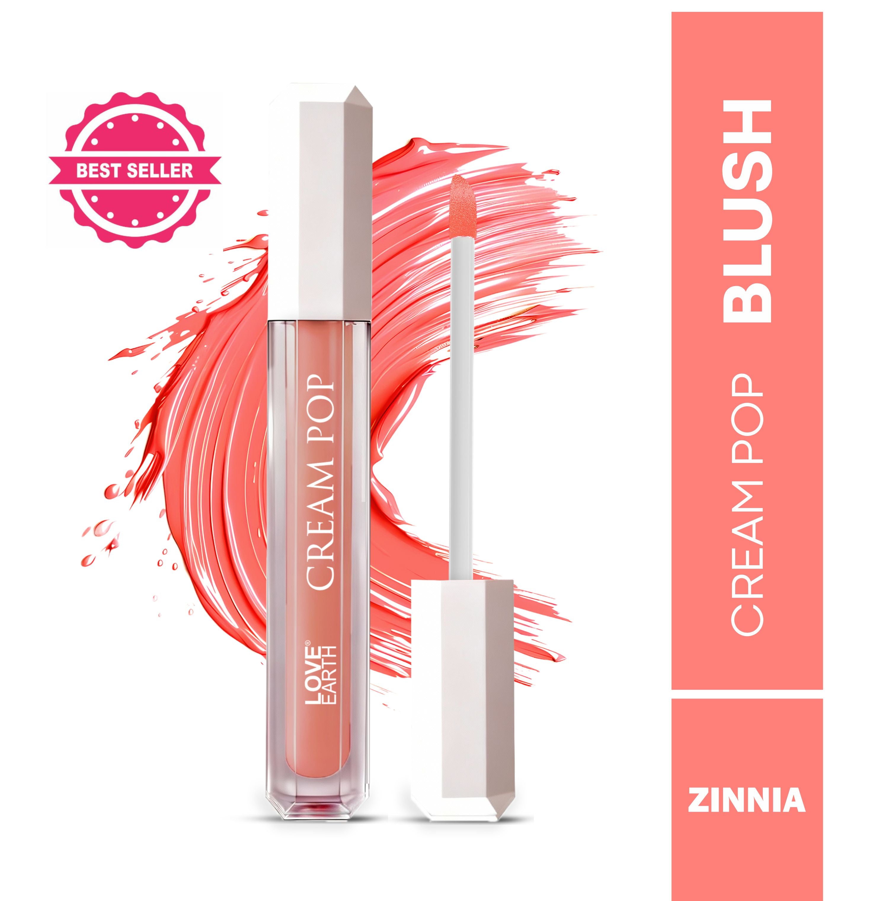 Love Earth Cream Pop Blush - Zinnia - Distacart
