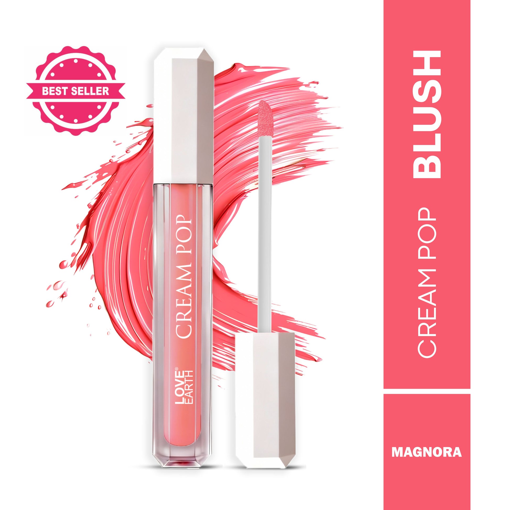 Love Earth Cream Pop Blush - Magnora - Distacart