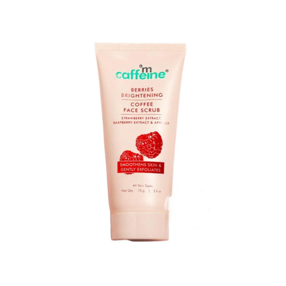 mCaffeine Berries Brightening Coffee Face Scrub - Distacart