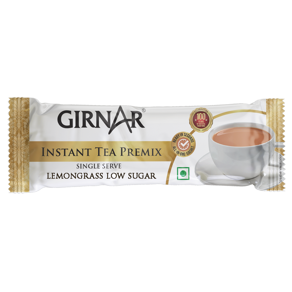 Girnar Instant Tea Premix With Lemongrass (Low Sugar)