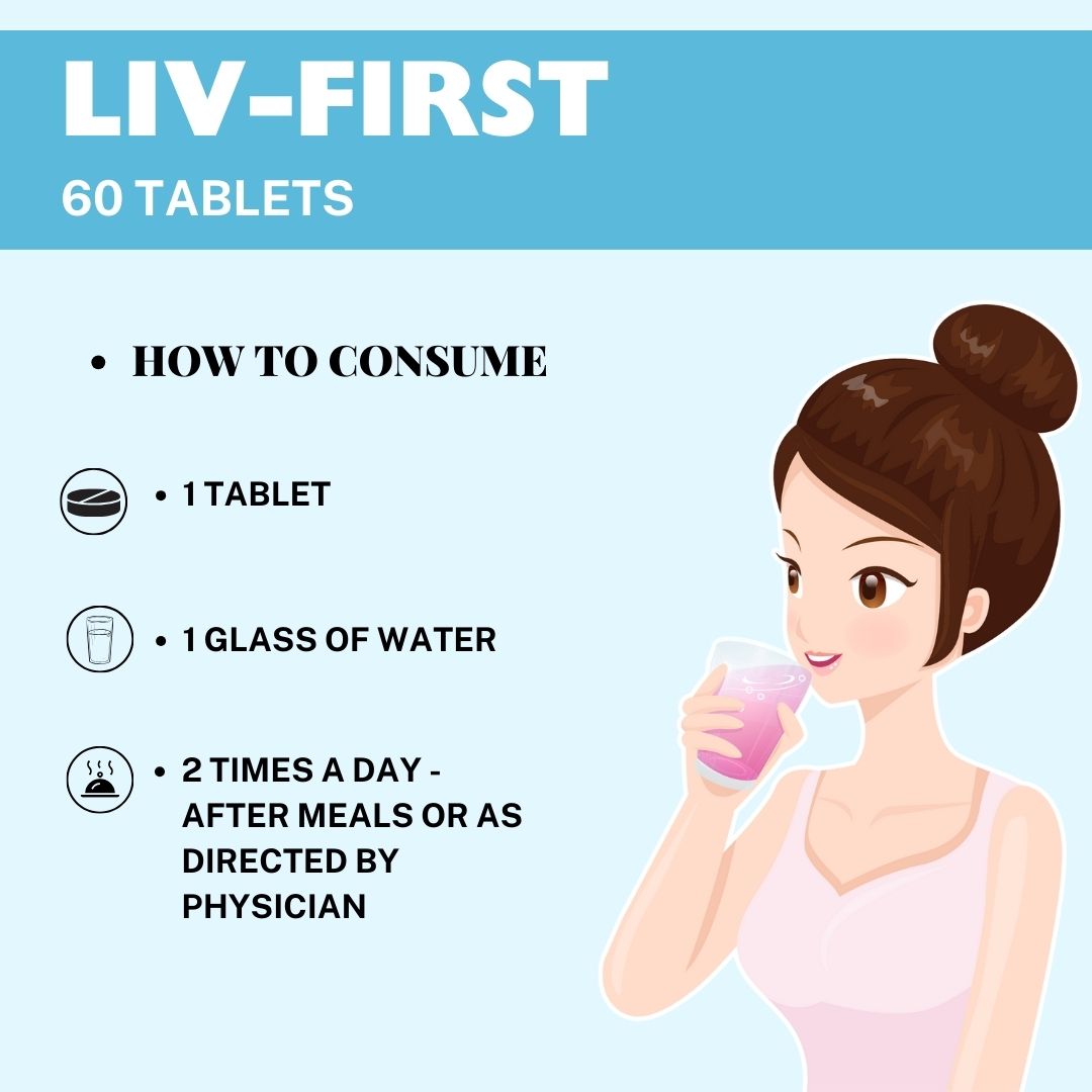 Herbal Hills Liv - First Liver Support Tablets - Distacart