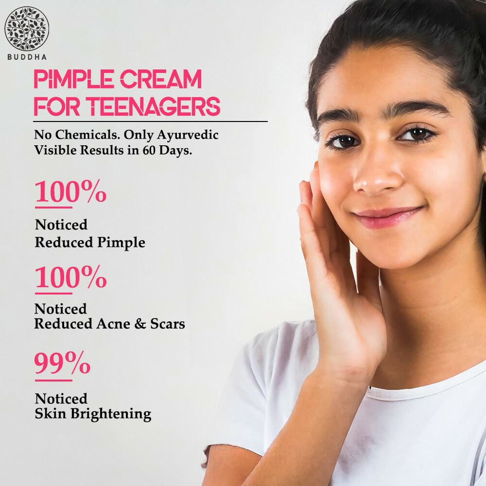 Buddha Natural Pimple Cream for Teenager (11 to 19 Years) - Distacart
