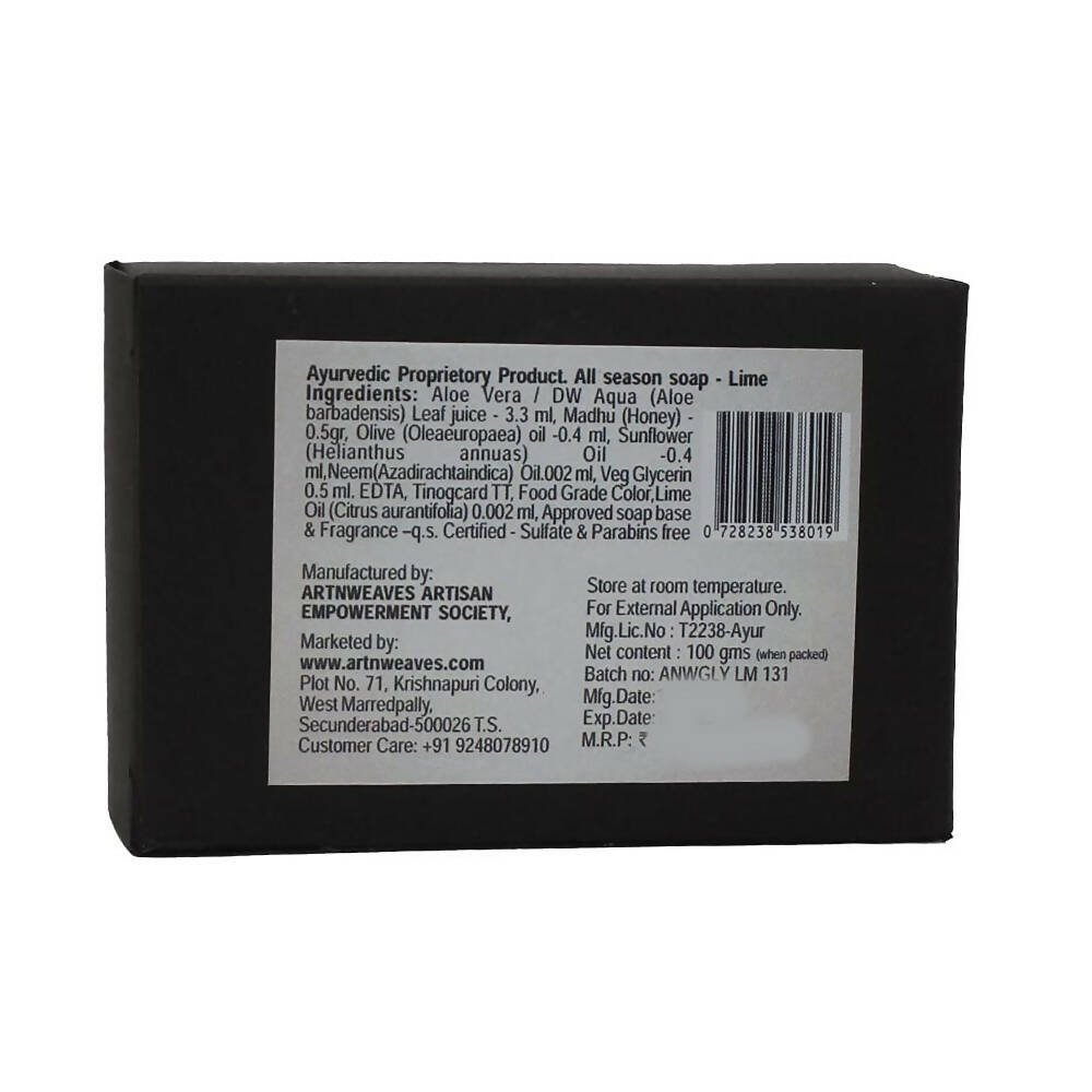 artNweaves Handmade Glycerin Soap Lime - Distacart