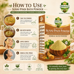 Thumbnail for VedaRasa Sunni Pindi Herbal Bath Powder - Dista