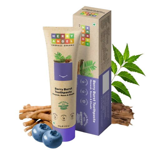 Herby Angel Berry Burst Toothpaste for Kids - Dista
