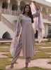 Prazu Fashion Beige Cotton Silk Thread Sequence Designer Salwar Suit - Distacart