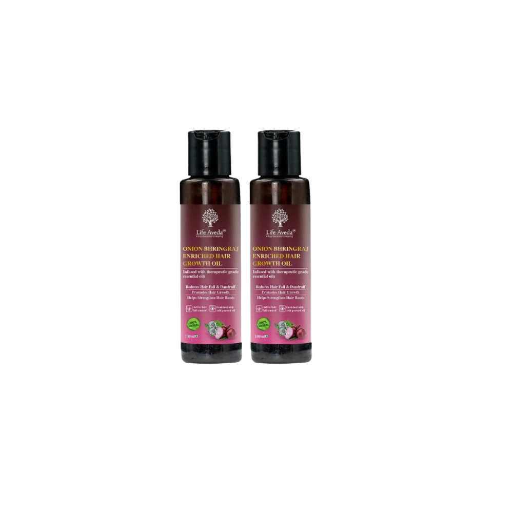 Life Aveda Onion Bhringraj Enriched Hair Growth Oil - Distacart