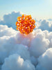 Inhanns Rang-E-Roshan Adjustable Ring – Handmade Crystal Statement Ring - Orange - Distacart