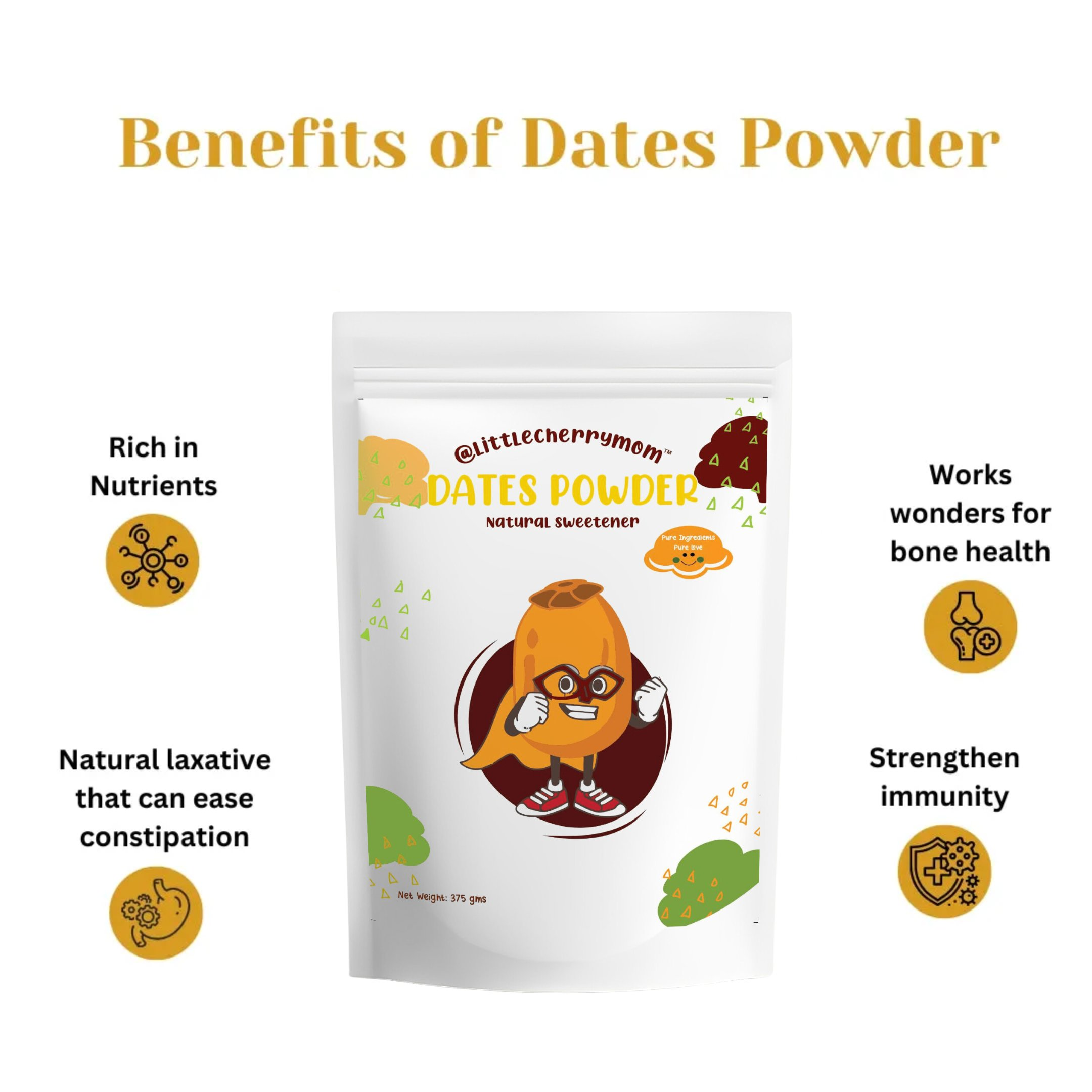 Littlecherrymom Dates Powder - Dista