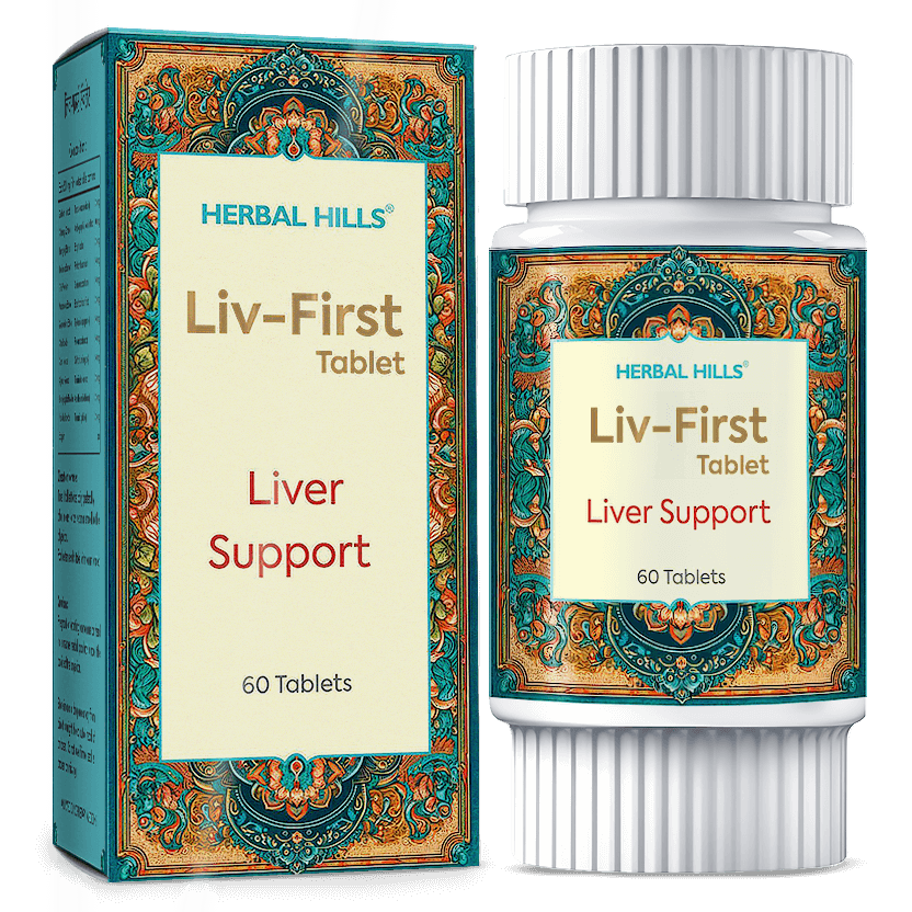 Herbal Hills Liv - First Liver Support Tablets - Distacart