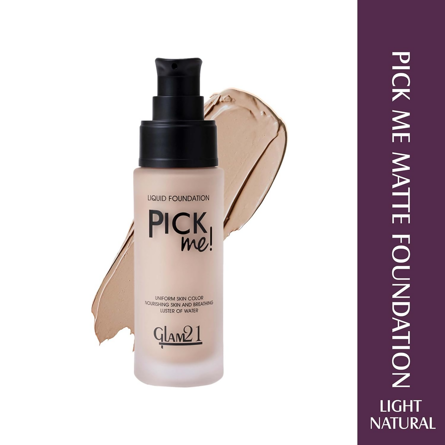 Glam21 Pick Me Matte Foundation - Light Natural - Distacart