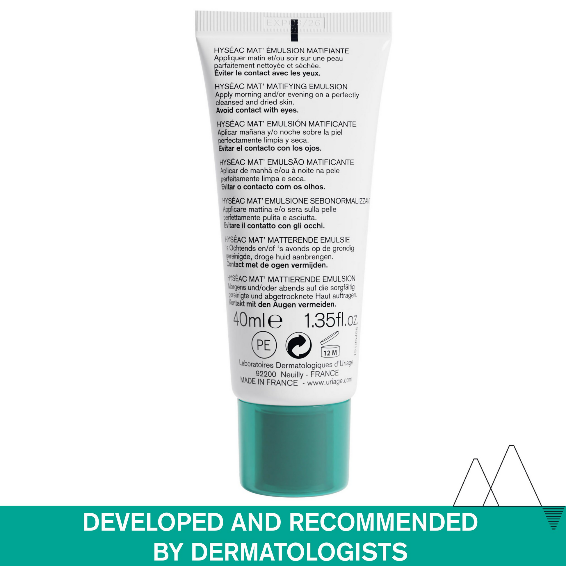 Uriage Hyseac Matifying Emulsion - Distacart
