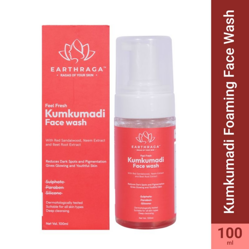 Earthraga Kumkumadi Foaming Face Wash - Distacart