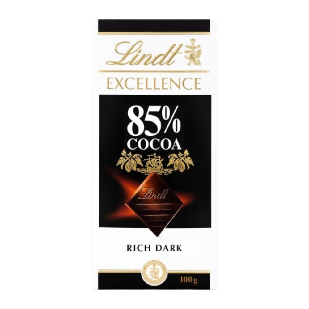 Lindt Excellence 85% Cocoa Dark Chocolate - Dista