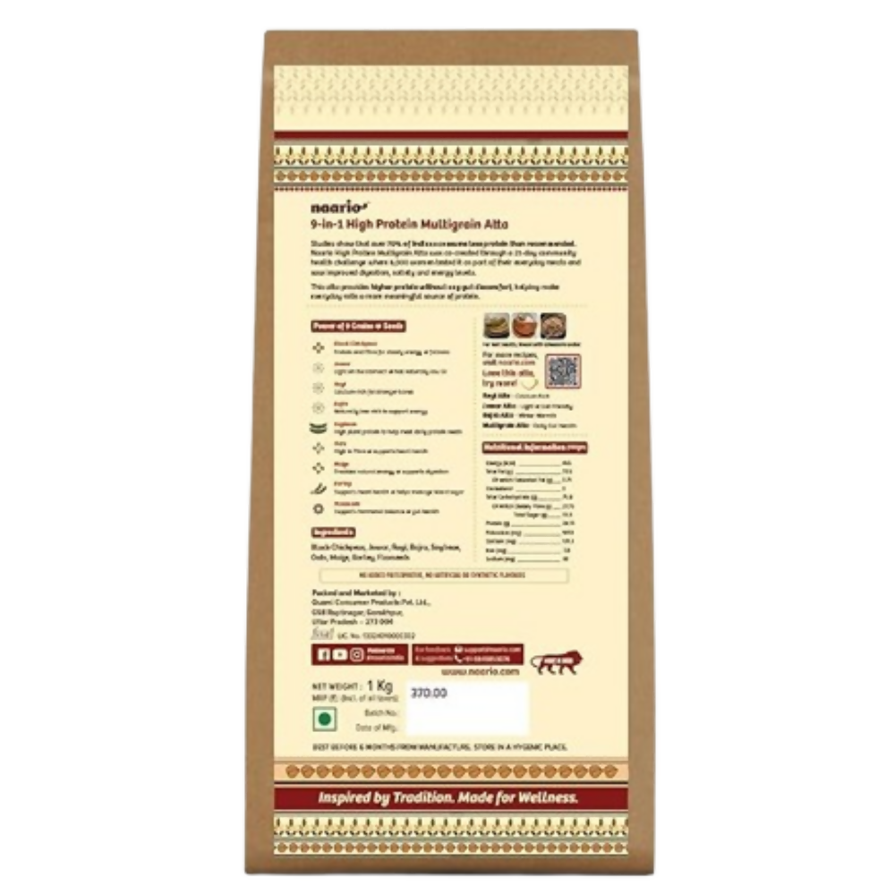 Naario 9-in1 Multigrain Atta (No Wheat) - Dista