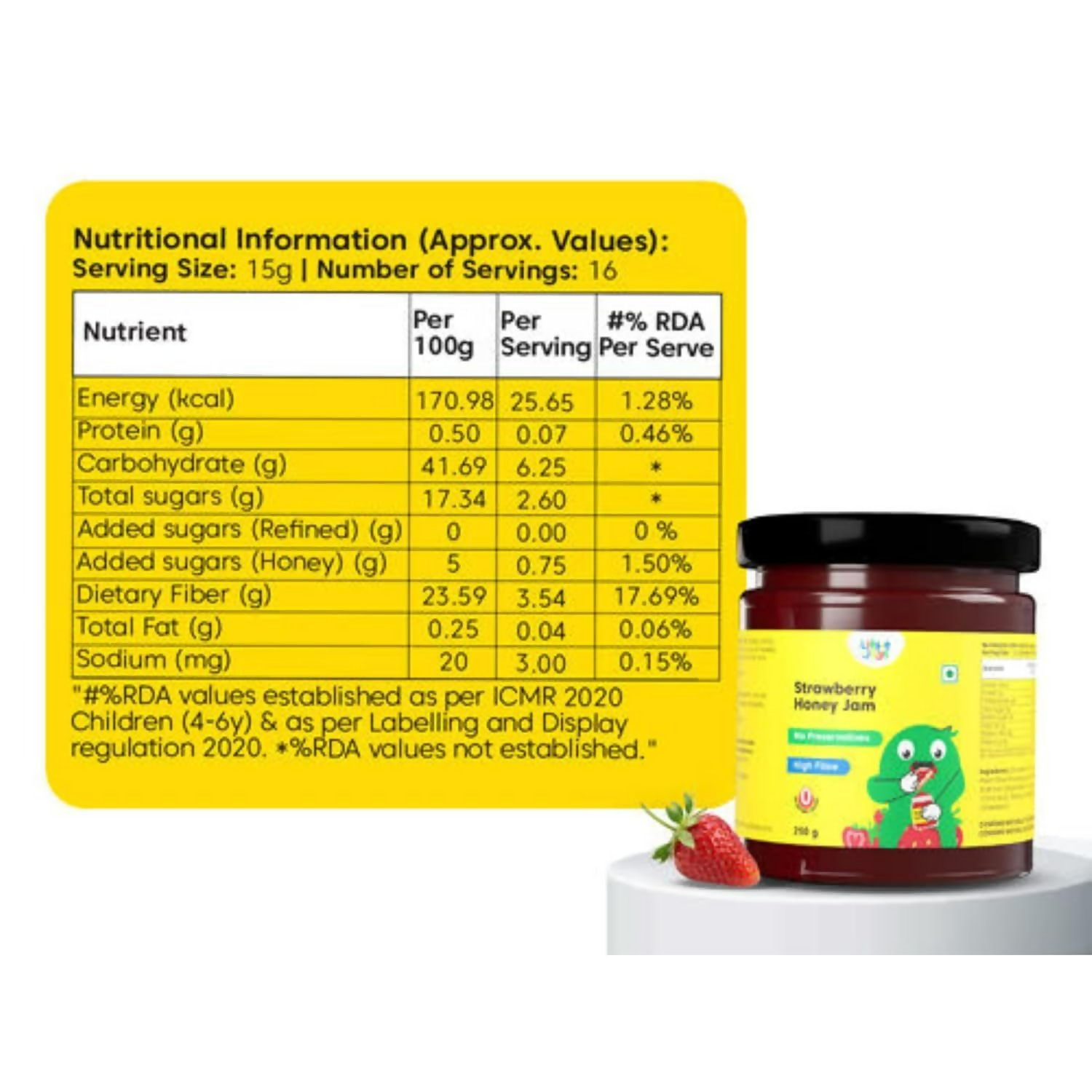 Little Joys Strawberry Honey Jam