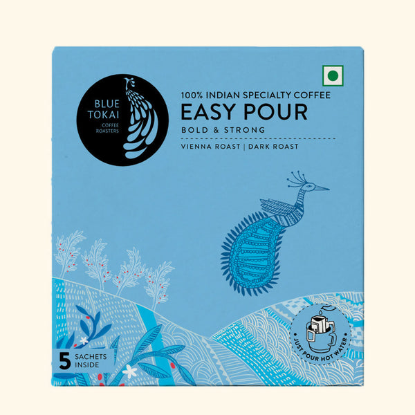 Blue Tokai Vienna Dark Roast Easy Pour Sachets - Distacart