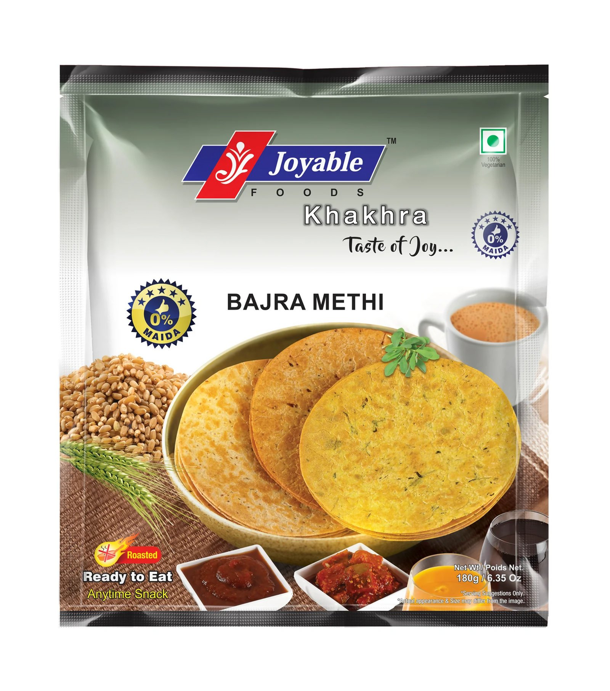 Joyable Bajri Methi (Gravel ) Khakhra