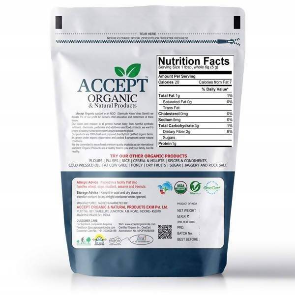 Accept Organic Fennel Seeds
