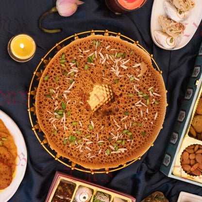 LMB Sweets Special Paneer Ghewar (11” inch) - Dista