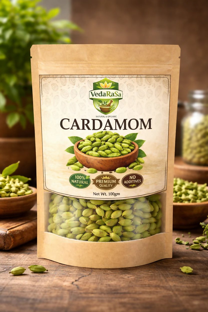 VedaRasa Raw Green Cardamom - Distacart