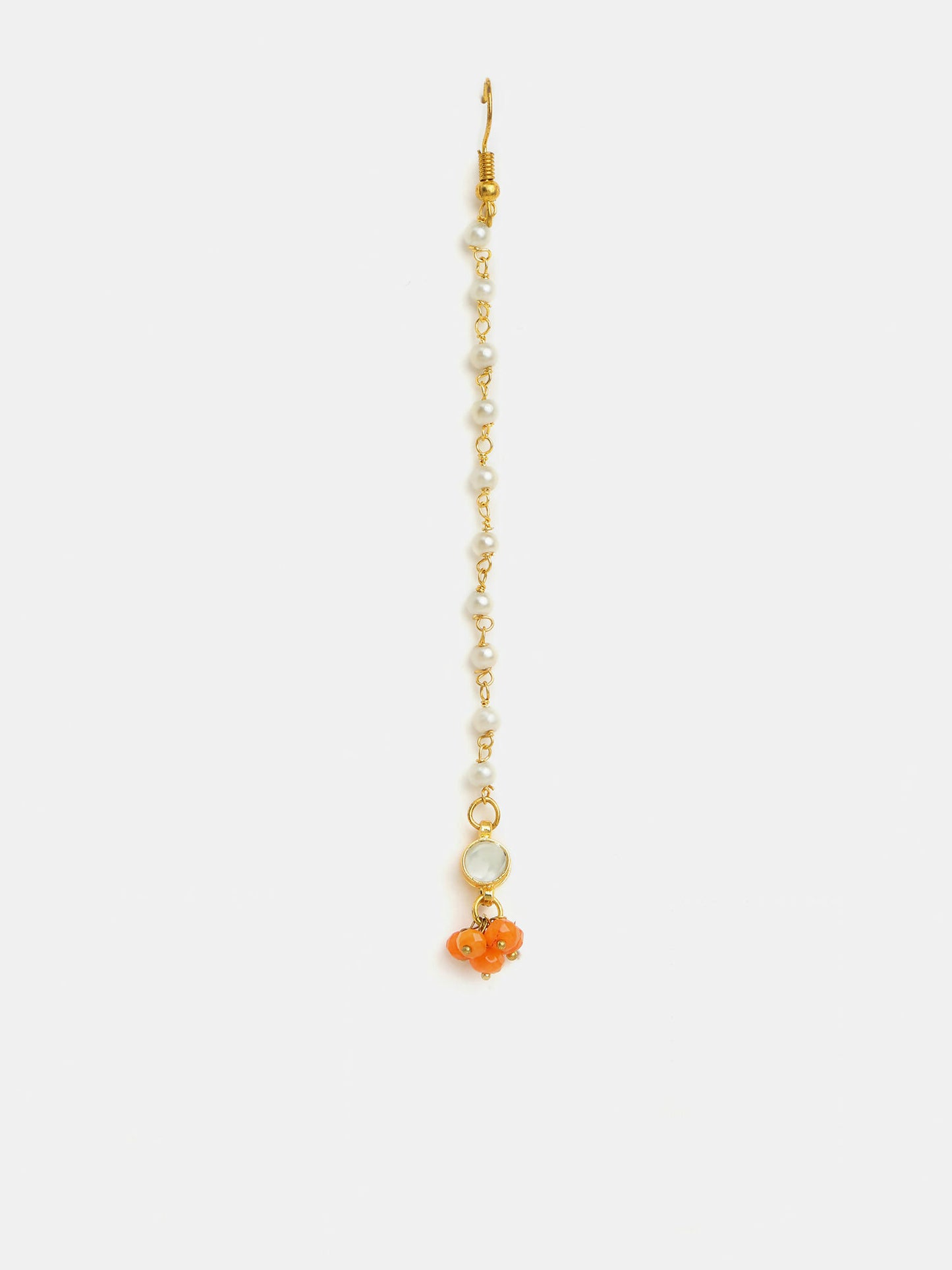 Ruby Raang Traditional Teardrop Maang Tikka - Distacart