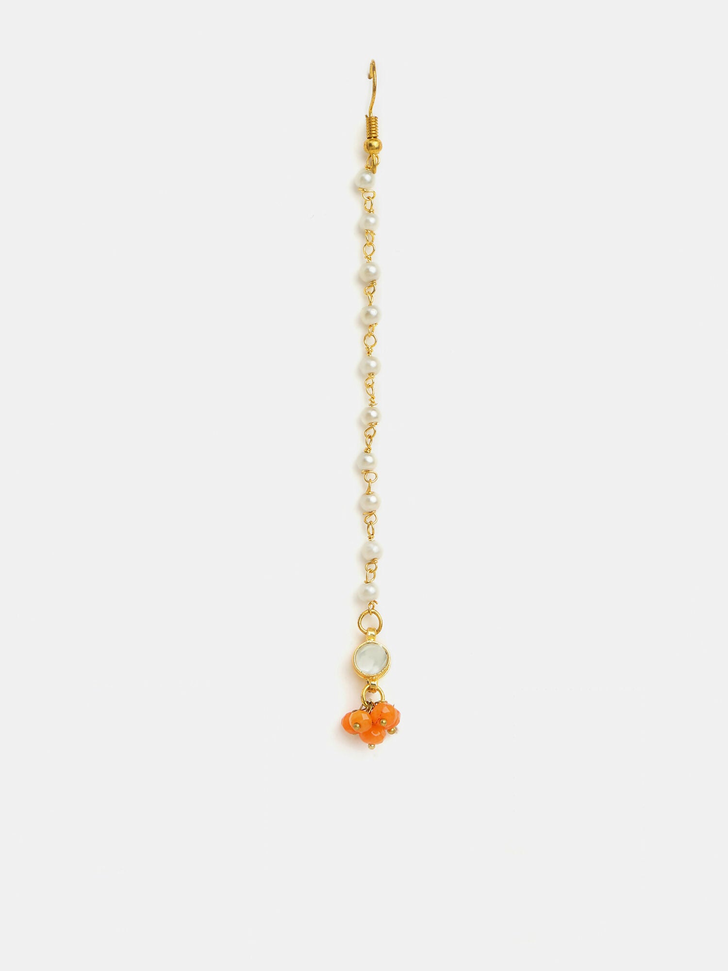 Ruby Raang Traditional Teardrop Maang Tikka - Distacart