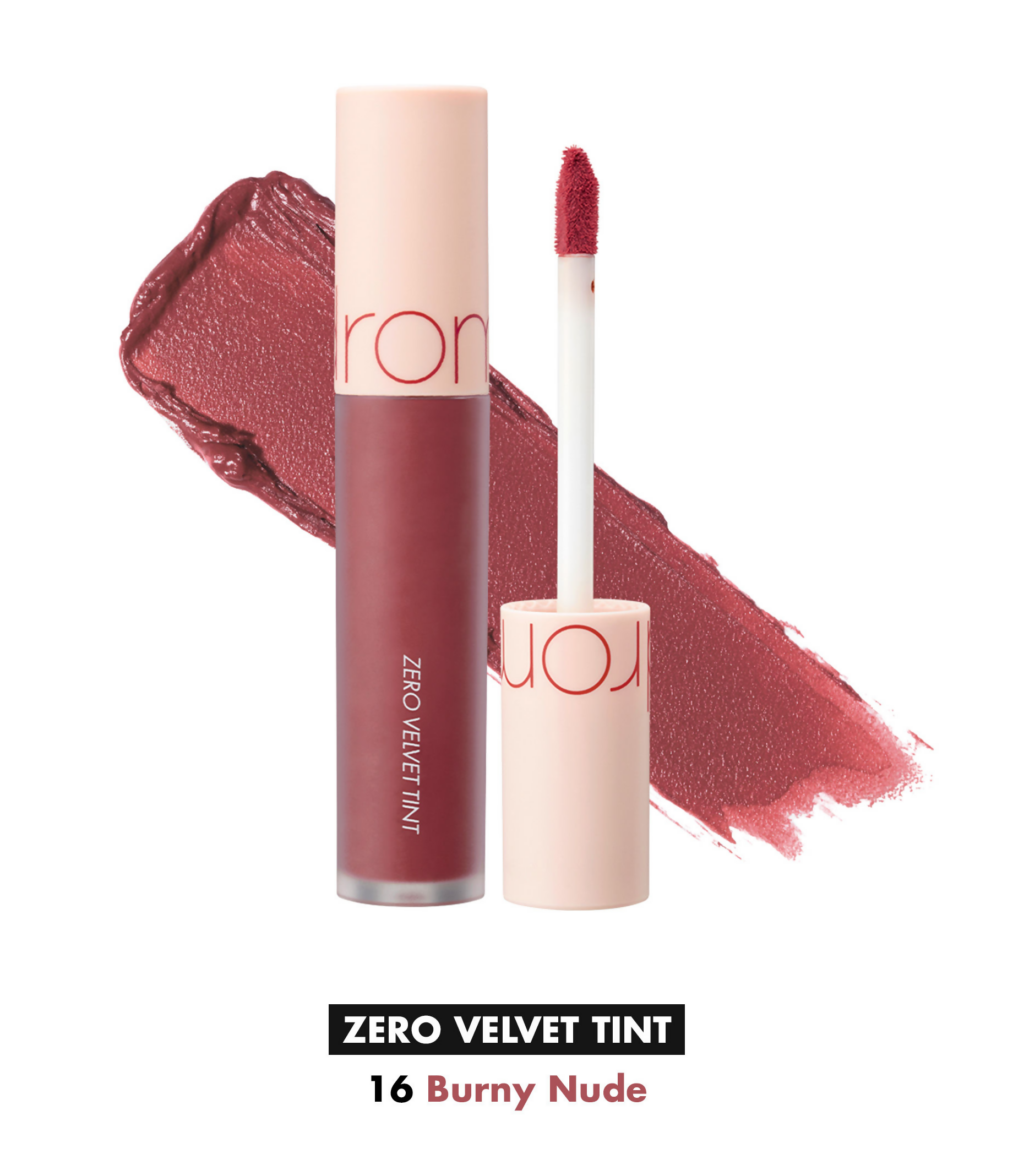 Rom&nd Zero Velvet Tint - 16 Burny Nude - Distacart