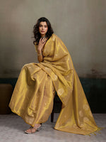Thumbnail for Shree Shyam Fashion Beige Tissue Silk Saree - Distacart