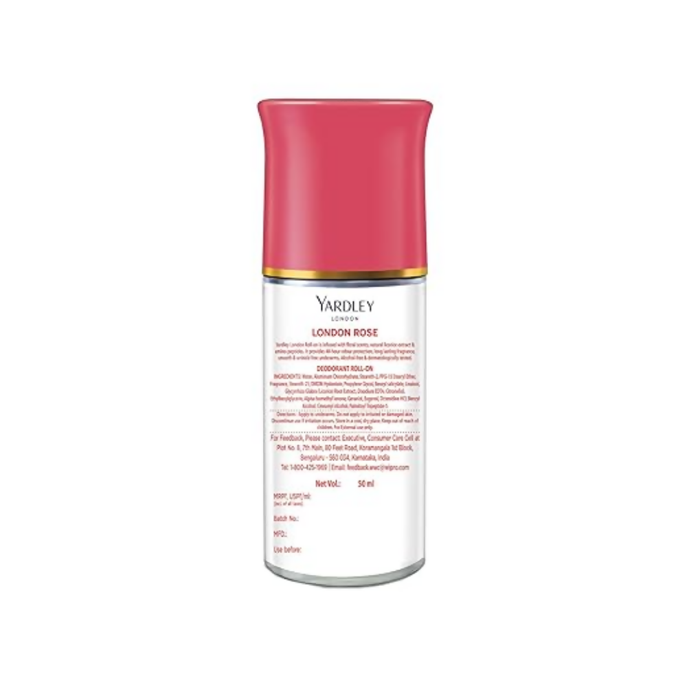 Yardley London Rose Underarm Deodorant Roll On - Dista