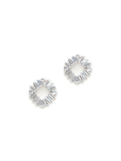 stone stud (white) - Ruby Raang - Distacart