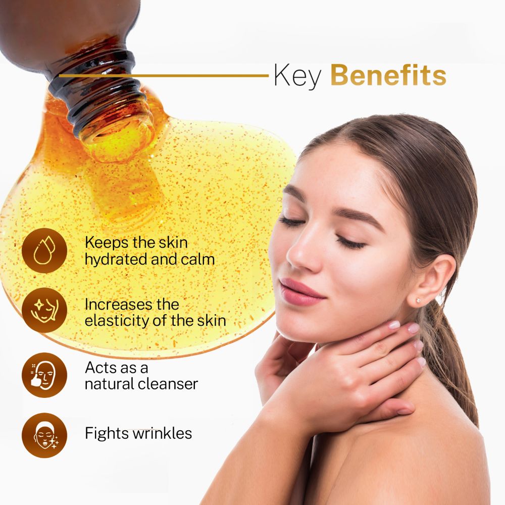Love Earth 24K Gold Glass Face Oil - Distacart